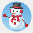 Search for cute cartoon snowman stickers Kids