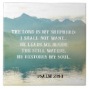 Search for psalm 23 tiles Bible verse
