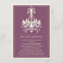 Search for plum bridal shower invitations Vintage