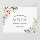 Search for maid of honour invitations Bride