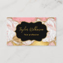 Search for pink glitter business cards Feminine girly
