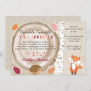 Search for woodland baby sprinkle invitations Fox