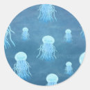 Search for jelly fish stickers Blue