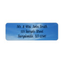 Search for abstract blue return address labels Sky
