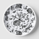 Search for easy read clocks Black and white