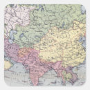 Search for asian country stickers Map