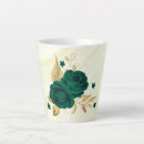 Search for gold marble mugs Emerald green