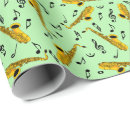 Search for saxophone wrapping paper Band