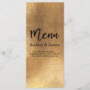 Search for gold foil menus Fancy