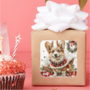 Search for sleigh reindeer stickers Snowflakes
