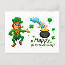 Search for leprechaun postcards Happy