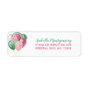Search for watermelon return address labels Pink