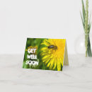 Search for bee get well cards Flower