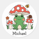 Search for cute happy frog stickers Green