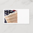 Search for constitution business cards Patriotic