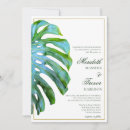 Search for monstera leaf invitations Beach