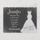 Search for bridesmaid dress cards invites Chalkboard