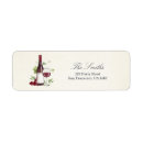 Search for tasteful return address labels Bridal shower