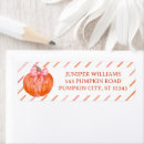 Search for pumpkins return address labels Pumpkin baby shower