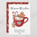 Search for marshmallow hot chocolate christmas cards Warm wishes