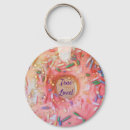 Search for frosted key rings Pink