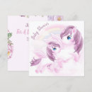 Search for unicorn baby shower invitations Kawaii