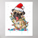 Search for christmas tree lights posters Pug
