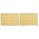 Search for gingham pillowcases Yellow