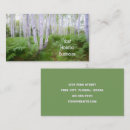 Search for birch tree business cards Green
