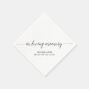 Search for funeral napkins In loving memory