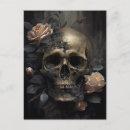 Search for dark pink rose postcards Black