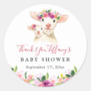 Search for lamb baby shower stickers Watercolor