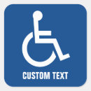Search for disabled sign stickers Accessibility