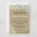 Search for burlap lace bridal shower invitations Bow