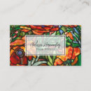 Search for stained glass business cards Professional