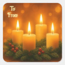 Search for christmas candle stickers Holly