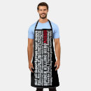 Search for cute fathers day aprons Black and white