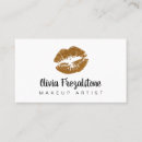 Search for beauty industry business cards Gold