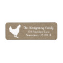 Search for chicken return address labels Trendy