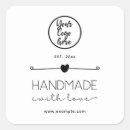 Search for love logo stickers Small business