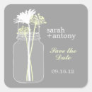 Search for yellow grey wedding stickers Classic