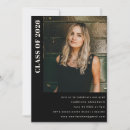 Search for black graduation invitations Bold typography