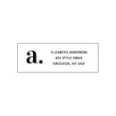 Search for classic monogram return address rubber stamps Professional