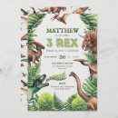 Search for tyrannosaurus rex birthday invitations Modern