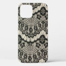 Search for floral lace iphone cases Black