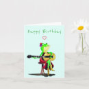 Search for funny music cards Frog