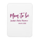 Search for baby shower magnets Calligraphy typography elegant