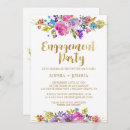 Search for gold purple engagement party invitations Plum