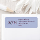 Search for periwinkle return address labels Elegant