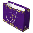 Search for purple and gold gift bags Party